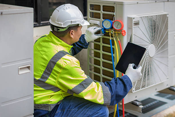 Professional Hvac technician working in Waterville, ME